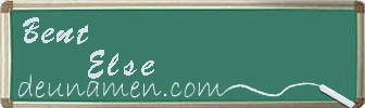Bent Else Visitenkarte